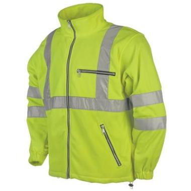 Sioen 131Z Reims fleece jas fluo geel