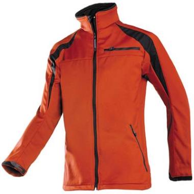 Sioen 9834 Piemonte softshell jas rood/zwart