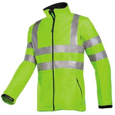Sioen 9833 Genova softshell jas fluo geel