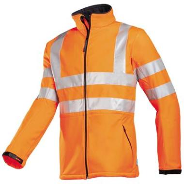 Sioen 9833 Genova softshell jas fluo oranje