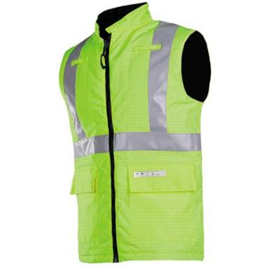 Sioen 9387 Sidney bodywarmer fluo geel
