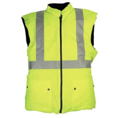 Sioen 1148 Arras bodywarmer fluo geel