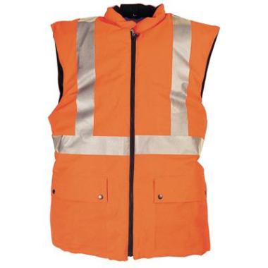 Sioen 1148 Arras bodywarmer fluo oranje