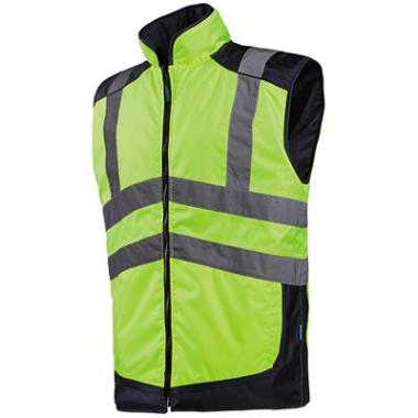 Sioen 169A Burton bodywarmer fluo geel
