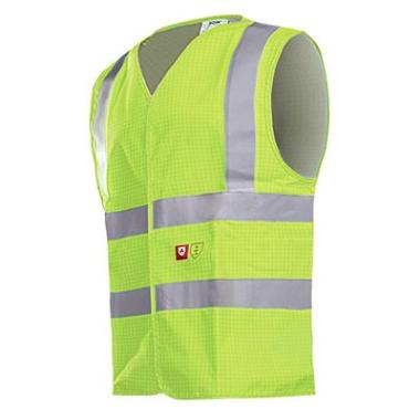 Sioen 307A Hellisan verkeersvest fluo geel