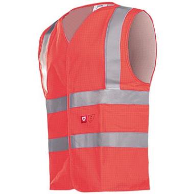 Sioen 307A Hellisan verkeersvest fluo rood