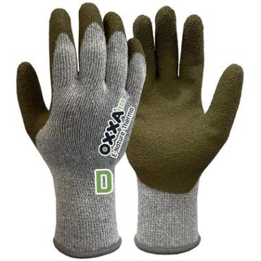 OXXA® E-Nature-Thermo Cut D 52-850 handschoen olijfgroen/peper & zout