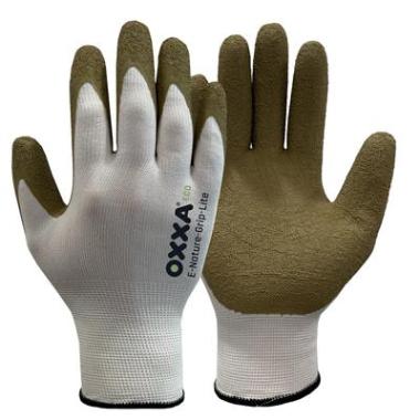 OXXA® E-Nature-Grip-Lite 52-025 handschoen olijfgroen/wit