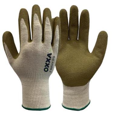 OXXA® E-Nature-Grip 52-000 handschoen olijfgroen/naturel