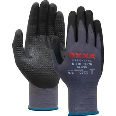 OXXA® Nitri-Tech 14-695 handschoen zwart/grijs