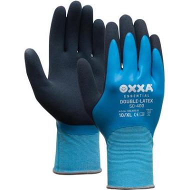 OXXA® Double-Latex 50-400 handschoen zwart/blauw