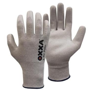 OXXA® X-PU-Palm 14-103 ESD handschoen grijs/wit