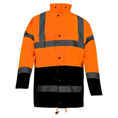 OXXA® Alberto 0980 parka fluo oranje/marineblauw