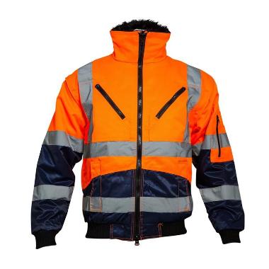 OXXA® Agatha 0962 pilotjack fluo oranje/marineblauw