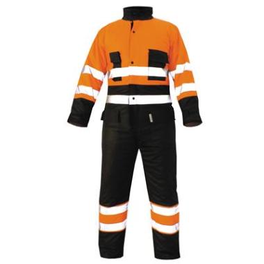 OXXA® Andres 5777 overall fluo oranje/marineblauw