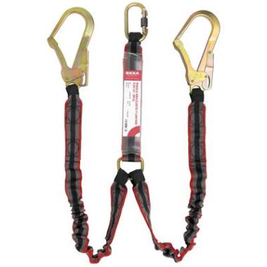 OXXA® Makalu 4064 Y-vanglijn Flex XL met valdemper 1,4m - 2m zwart/rood