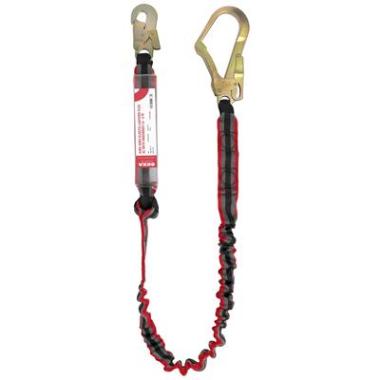 OXXA® Kibo 4063 vanglijn Flex XL met valdemper 1,4m - 2m zwart/rood
