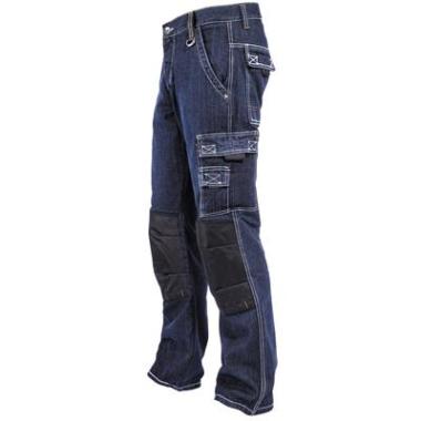 Bram's Paris Sander 1.3590/A82 donkerblauw jeansbroek - lengtemaat 34 donkerblauw