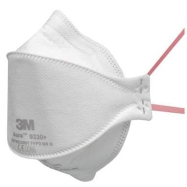 3M Aura 9330+ stofmasker FFP3 NR D wit
