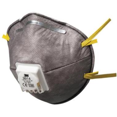 3M 9914 stofmasker FFP1 NR D met uitademventiel grijs