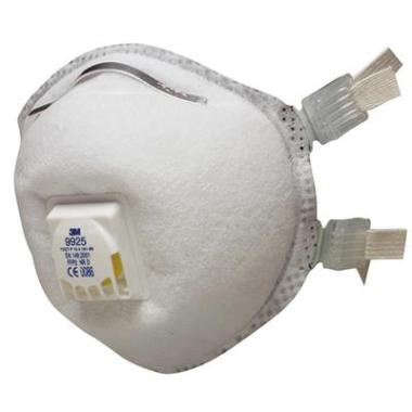 3M 9925 stofmasker FFP2 NR D met uitademventiel wit
