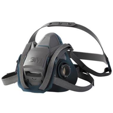 3M 6502QL halfgelaatsmasker grijs/blauw