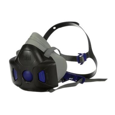 3M Secure Click HF-802SD halfgelaatsmasker donkergrijs