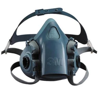 3M 7501 halfgelaatsmasker blauw