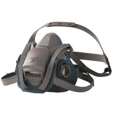 3M 6501QL halfgelaatsmasker grijs/blauw