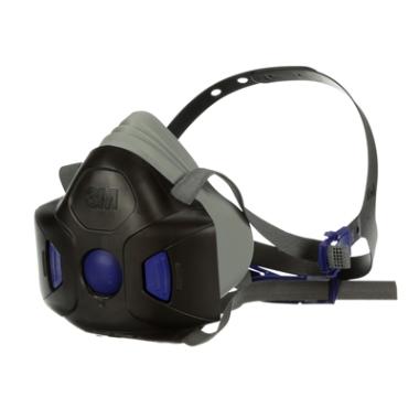 3M Secure Click HF-801SD halfgelaatsmasker donkergrijs