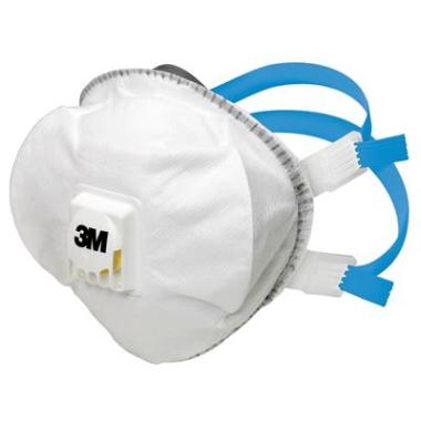 3M 8825+ stofmasker FFP2 R D met uitademventiel wit