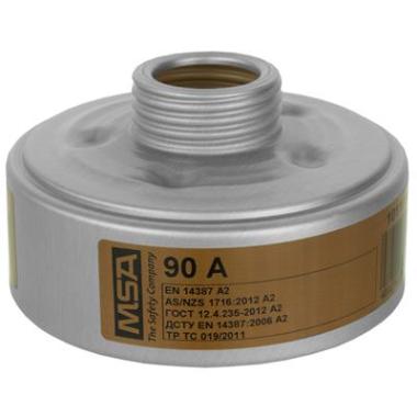 MSA 90 gas- en dampfilter A2 zilvergrijs