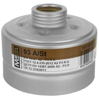 MSA 93 combinatiefilter A2-P3 R D zilvergrijs