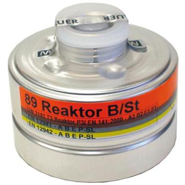 MSA 93 combinatiefilter Reaktor A2B2E1 P3 R D zilvergrijs