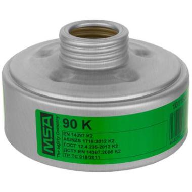 MSA 90 gas- en dampfilter K2 zilvergrijs