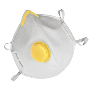 MSA Affinity 2121 stofmasker FFP2 NR D met uitademventiel wit/geel