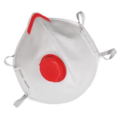 MSA Affinity 2131 stofmasker FFP3 NR D met uitademventiel wit/rood