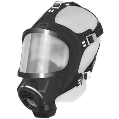 MSA 3S volgelaatsmasker zwart