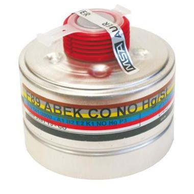MSA 93 combinatiefilter A1B2E2K1CONOHg-P3 R D zilvergrijs