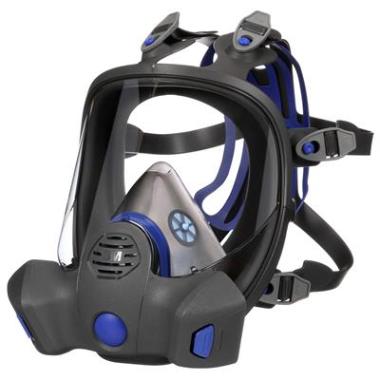 3M Secure Click FF-802 volgelaatsmasker, maat M zwart/blauw