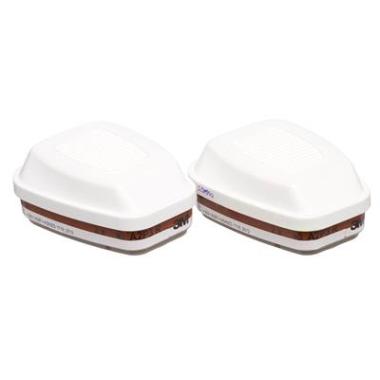 3M 6095 gas- en dampfilter A2P3 R wit