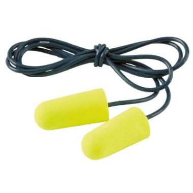 3M E-A-R Soft Yellow Neons oordop met koordje geel