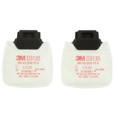 3M  Secure Click D3135 stoffilter P3 R wit