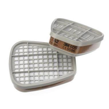 3M 6055 gas- en dampfilter A2 grijs