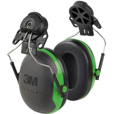 3M Peltor X1P3 gehoorkap met helmbevestiging zwart/groen