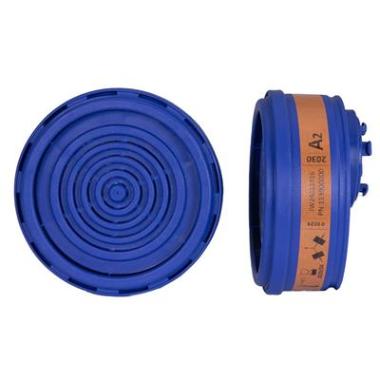 Spasciani 2030 gas- en dampfilter A2 blauw