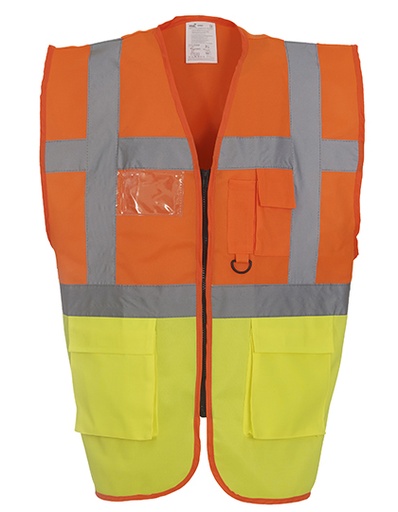Multi-functional executive hesje fluo oranje/fluo geel