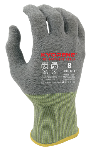 00-101  / 18 Gauge ESD Kyorene liner cut A grijs/groen
