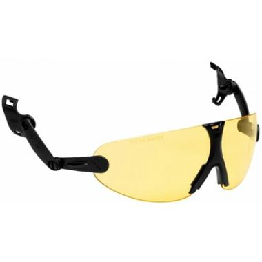 3M Peltor V9A geïntegreerde veiligheidsbril transparant/geel