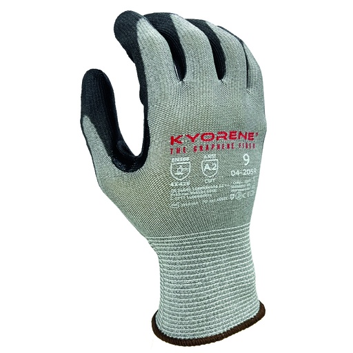 04-205R  / 13 Gauge Kyorene PU palm coating cut B grijs/zwart